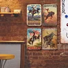 4pcs - Westside Cowboy - Vintage Metal Signs(8*12Inch)