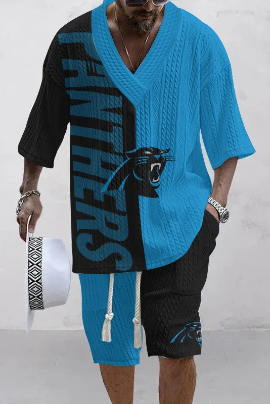 Carolina Panthers  Limited Edition Top And Shorts Two-Piece Suits