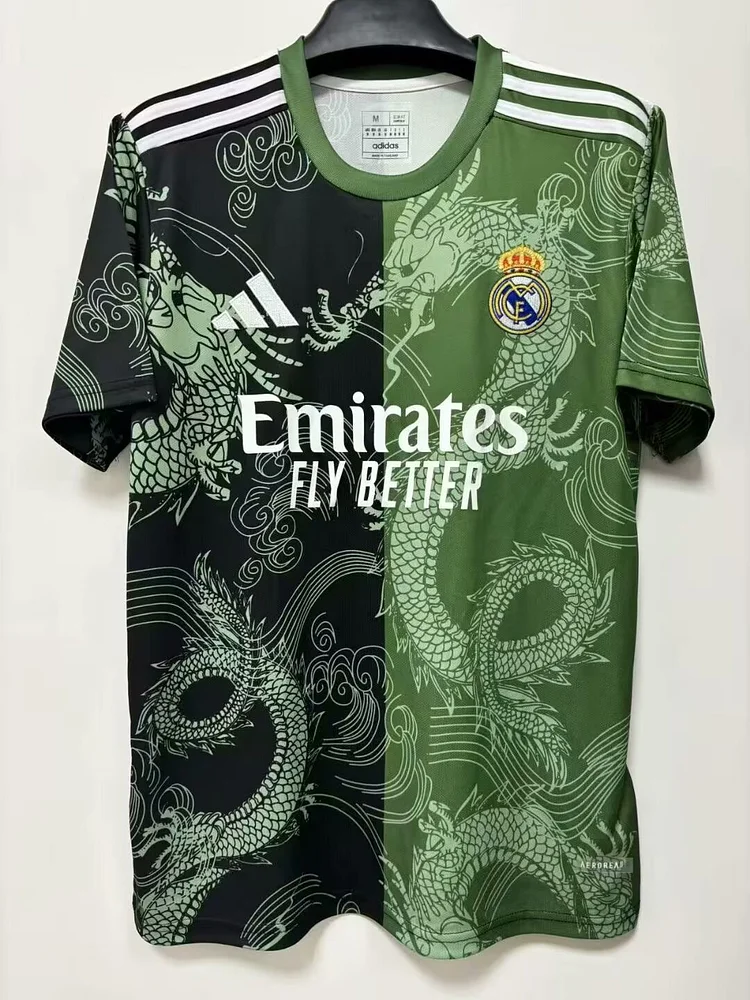 2025-26 Real Madrid Green and Black Dragon - Jersey - Fan Edition