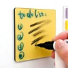Acrylic Erasable Magnetic Refrigerator Magnet Sticky Notes | Colorful Memos for Efficient Living