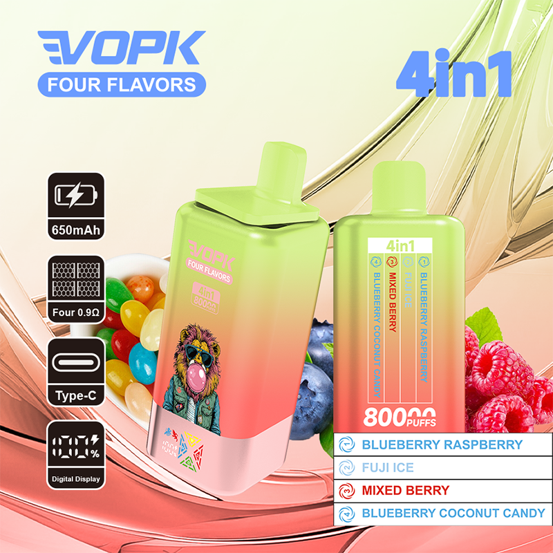 VOPK FOUR FLAVORS 80000 Puffs Disposable Vape Wholesale gelivape