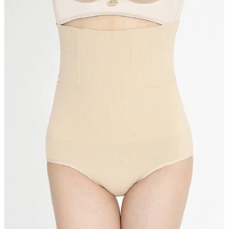 Coloriented Women Shaper Control Panties High Waist Butt Lifter Tightening Shapewear Ladies Slim Shorts Good Stretch 5XL Size