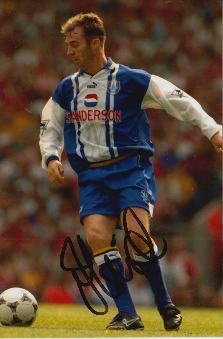 SHEFFIELD WEDNESDAY HAND SIGNED JOHN SHERIDAN 6X4 Photo Poster painting 1.