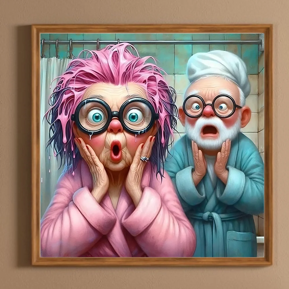 Diamond Painting - Full Round Drill - Grandma(Canvas|30*30cm)