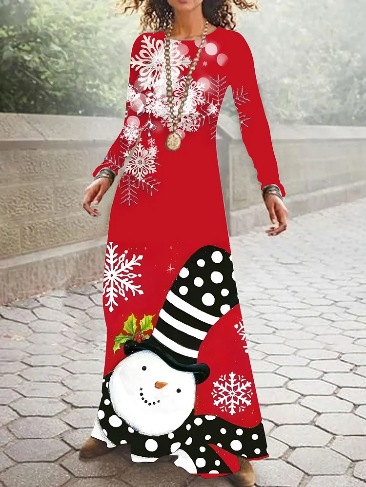 Christmas 3D digital printing dress