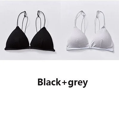 Sexy women's seamless front closed bra bra wireless push-ups bra backless comfortable soft underwear bra...