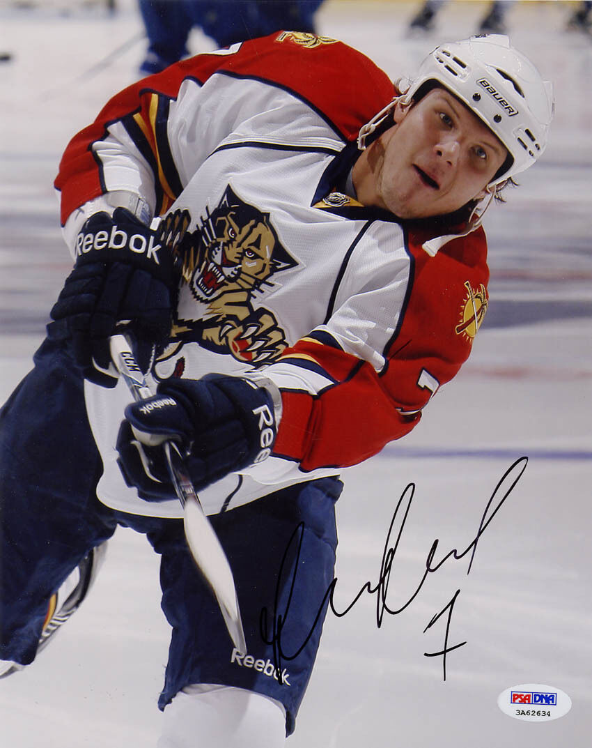 Dmitry Kulikov SIGNED 8x10 Photo Poster painting Florida Panthers ITP PSA/DNA AUTOGRAPHED