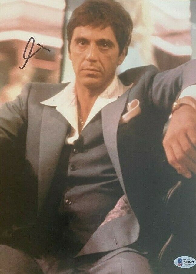 Al Pacino signed autographed 11x14 Photo Poster painting Scarface Godfather Beckett COA