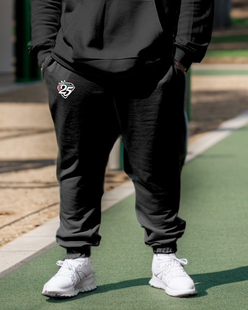 Men's Plus Size Malcolm X College Hoodie and Sweatpants Two Piece Set