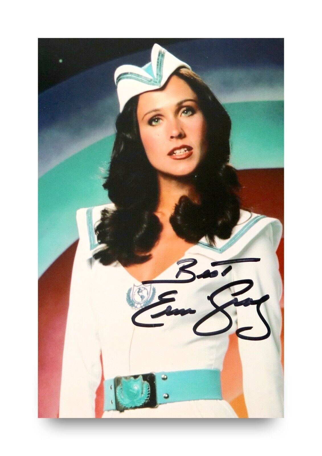 Erin Gray Hand Signed 6x4 Photo Poster painting Buck Rogers in the 25th Century Autograph + COA