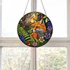DIY Forest  Owl Diamond Painting Pendant(Single Sided)