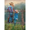 Cowboy Kid-Paint By Numbers Acrylic Painting 30*40CM