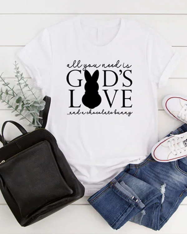 God's Love Easter Tee