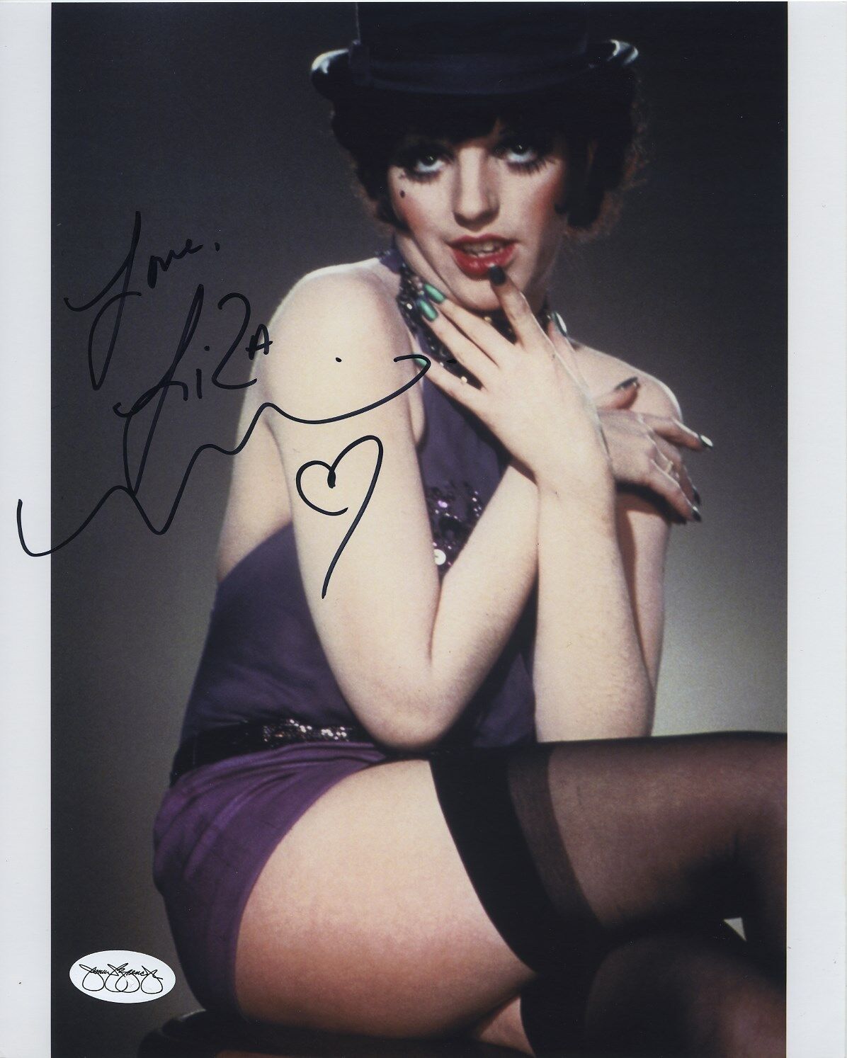 LIZA MINNELLI SIGNED AUTOGRAPHED Photo Poster painting JSA COA JAMES SPENCE