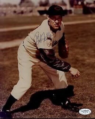 Bob Feller Signed Jsa Certed Sticker 8x10 Photo Poster painting Autograph Authentic