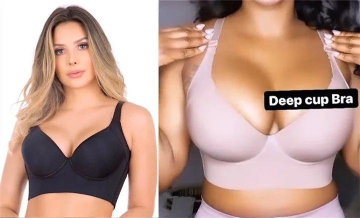 🔥Fashion Deep Cup Bra🔥Bra with shapewear incorporated (Size runs the same as regular bras)