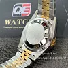 Rolex DateJust m126233-0043 two tone 36mm Yellow Gold with Golden Palm Dial Super clone