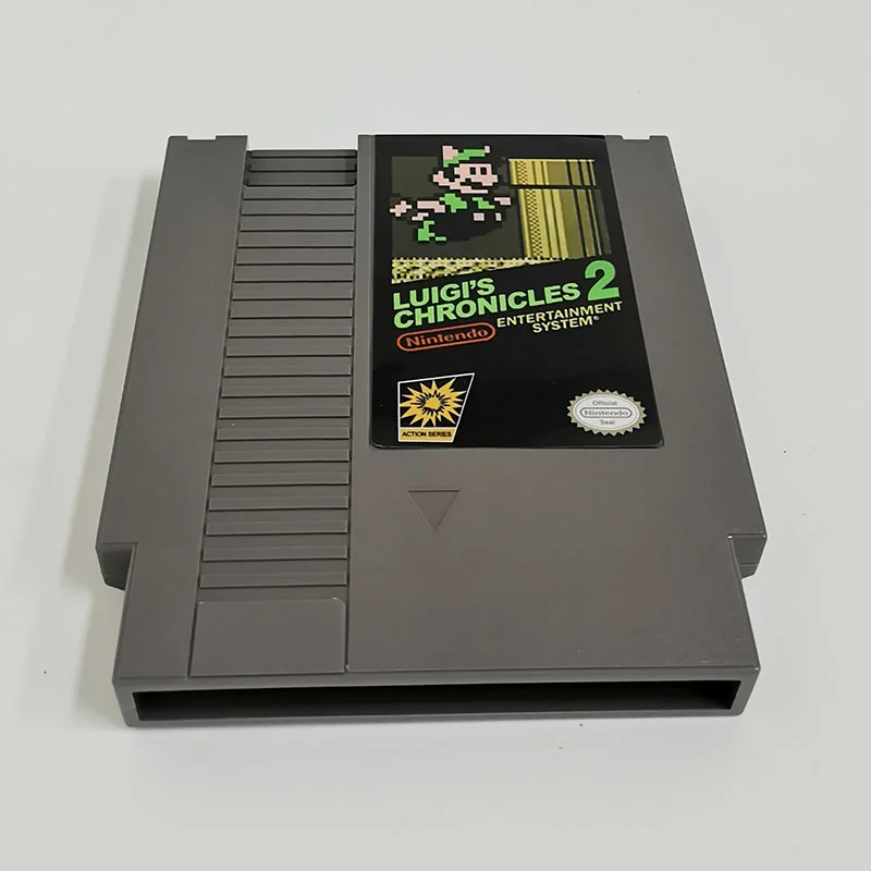 Luigi's Chronicles 2 For Nintendo NES - 8 Bit Game Cartridge