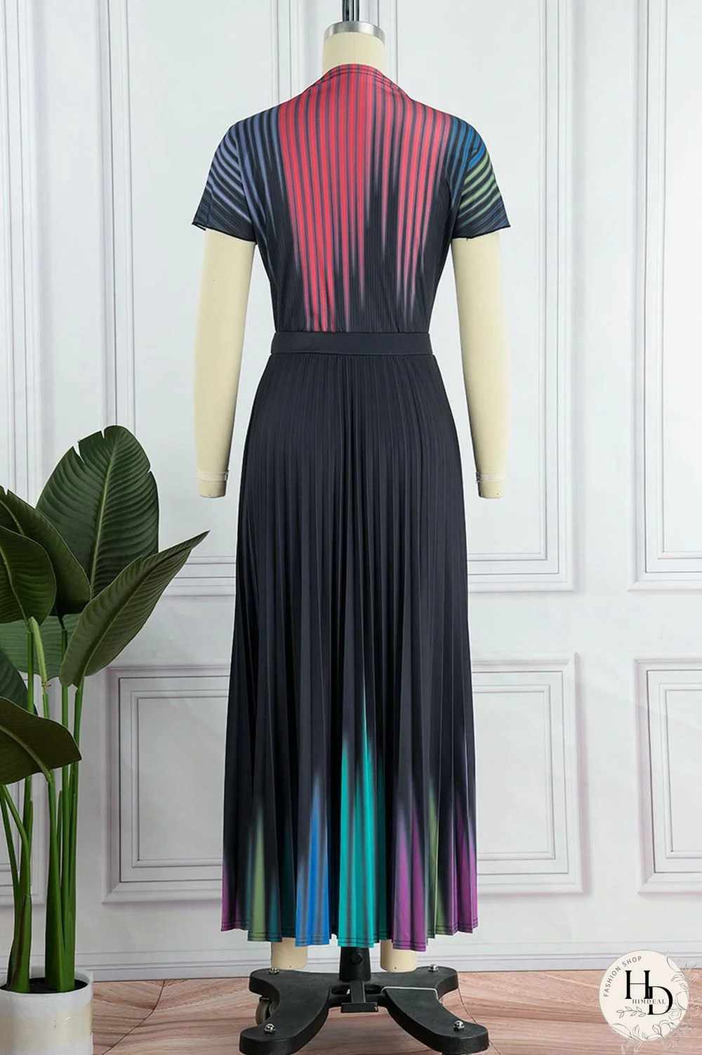 Purple Casual Print Patchwork O Neck Straight Dresses