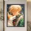 >SALE<5D DIY Full Round Drill Diamond Painting Little Prince and Fox Decor 50x60cm