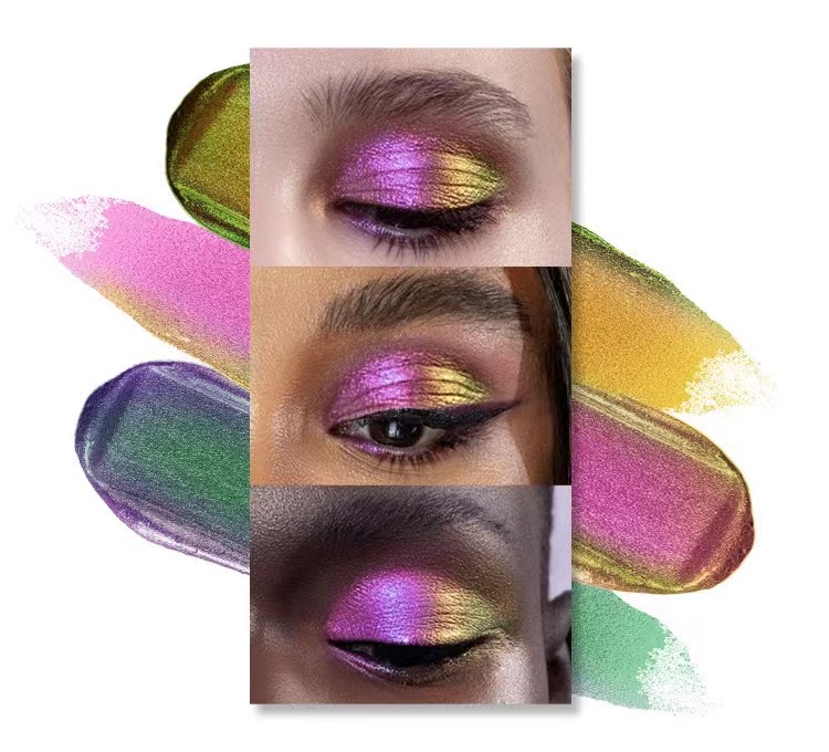 9 color  Chameleon  Eyeshadow The texture is fine, not easy to fade, has a natural luster, good adhesion, and is not easy to remove makeup. The silky and soft texture does not hurt the skin, allowing your makeup to last all day long! Bath supplies (shampoo, conditioner, soap, hair oil and all other bath products) Cosmetics (foundation, eye shadow, eyeliner, perfume, manicure and other cosmetics) Skin care products (moisturizing lotions, facial cleansers, sunscreens, facial cleansers, aromatherapy, essential oils and other skin care products for various parts of the body) OEM customization (outer packaging, bottle body, fragrance, capacity, material, and LOGO can all be customized) wholesale, factory direct sales, affordable prices, low, medium and high quality are your choice, welcome to consult 