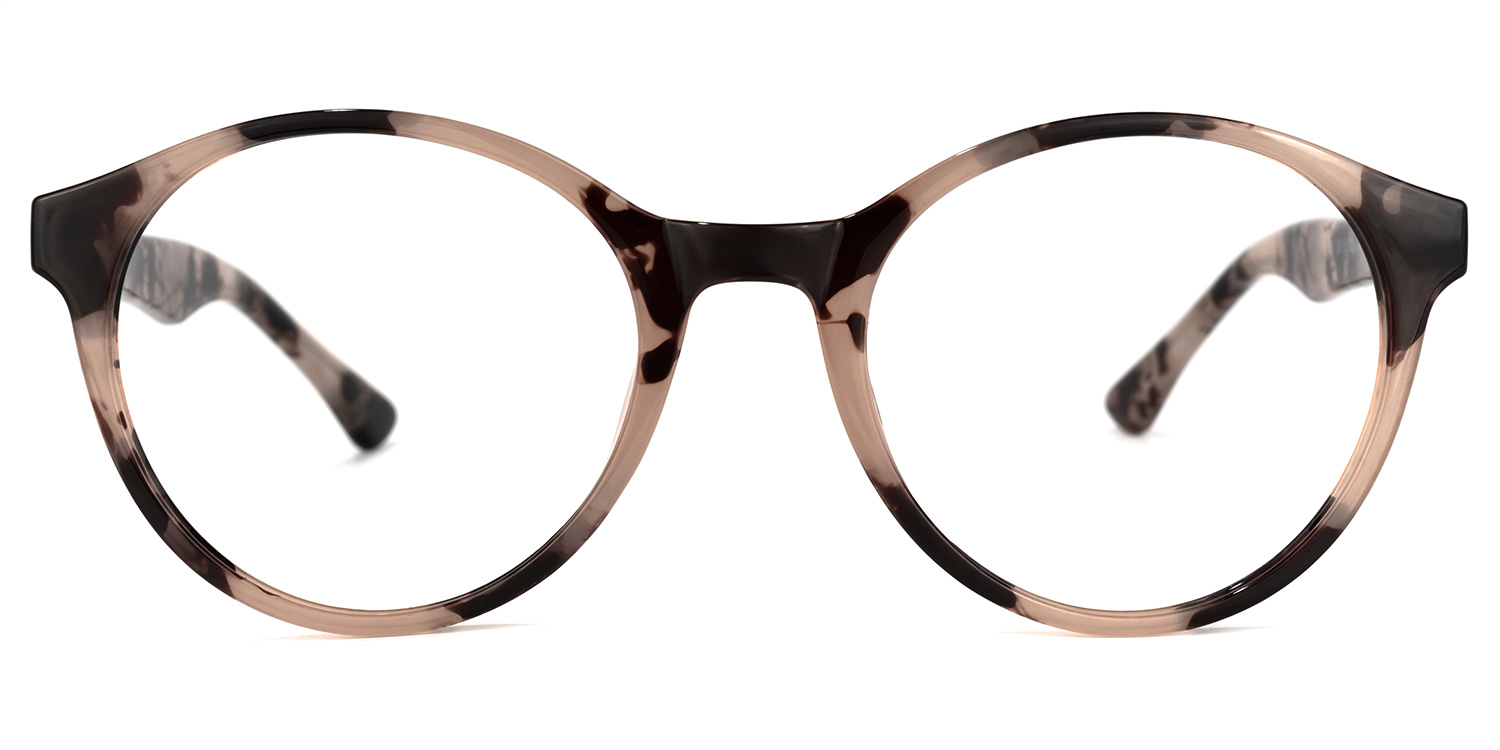Valary Schwarz-Tortoise Rund Brille Tortoise