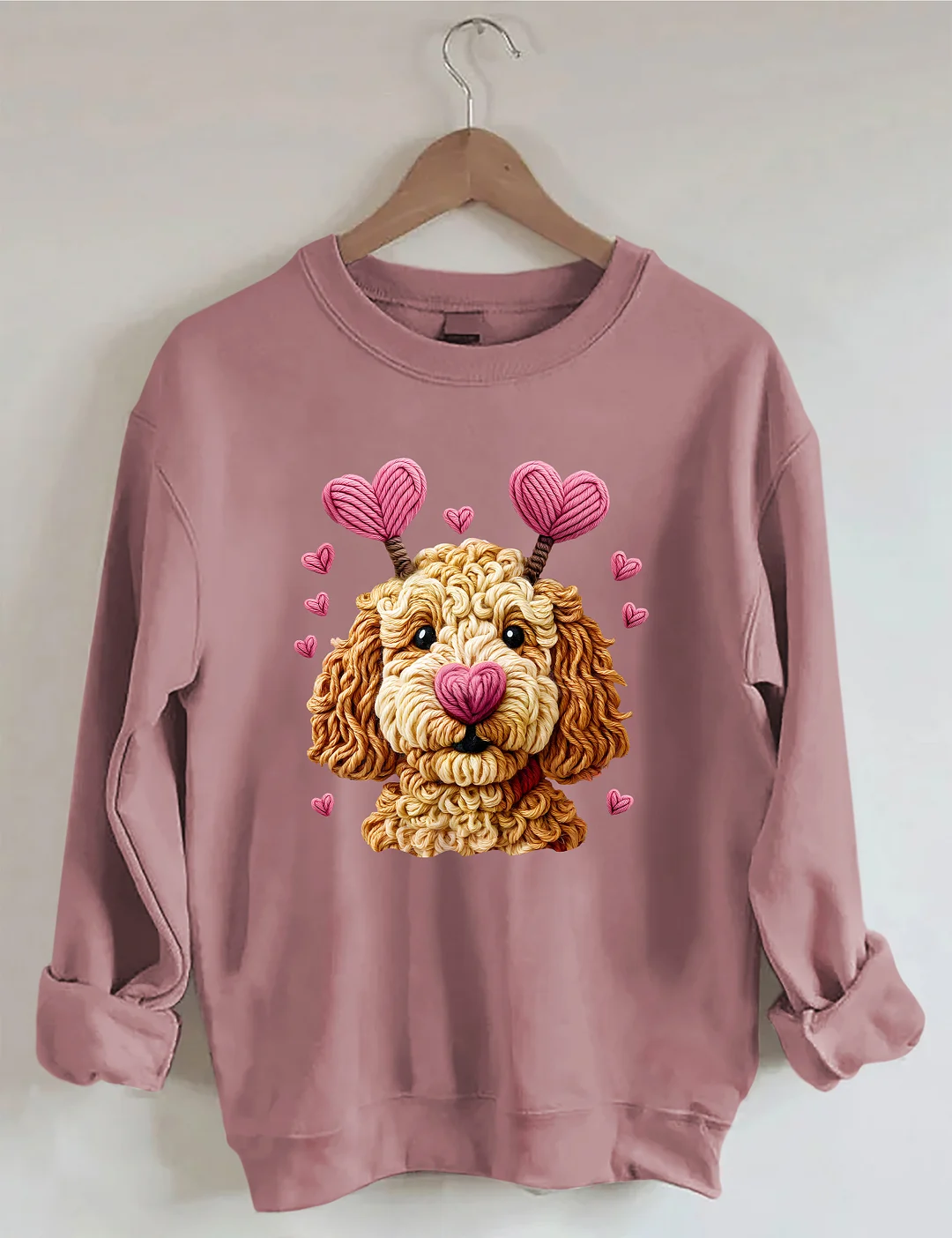 Dog Valentines Day Goldendoodle Sweatshirt