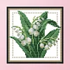 Flower-Month - 3 strands 11CT Stamped Cross Stitch 21*21cm(Brand)