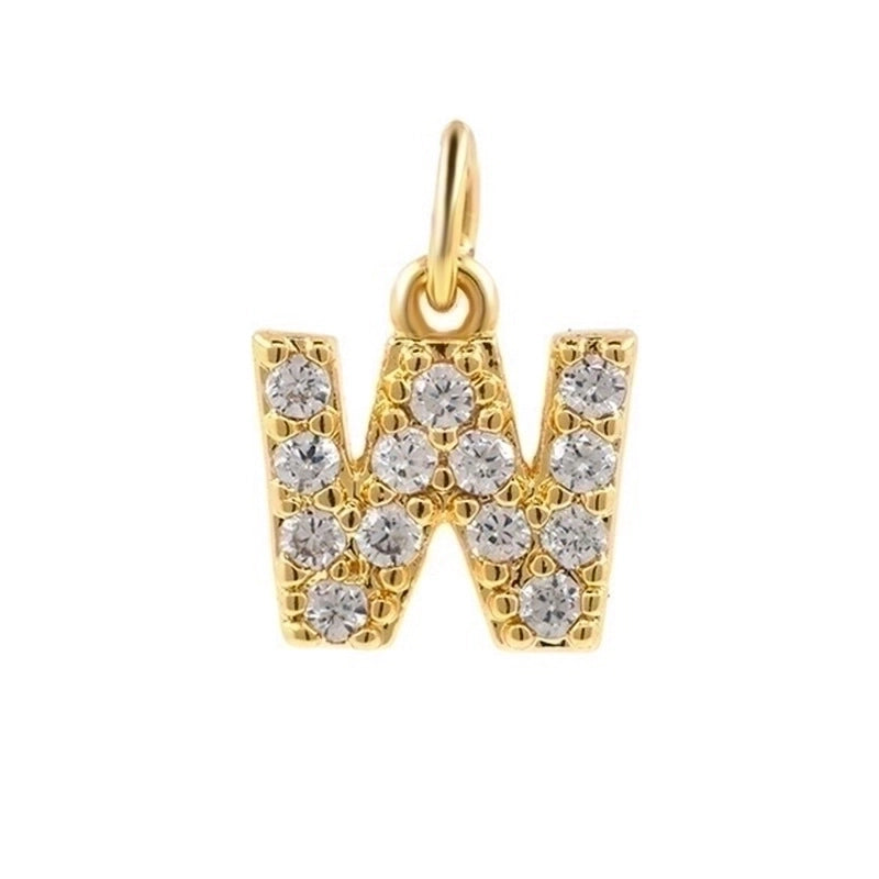 Bohemian Letter Stainless Steel Plating 18k Gold Plated Necklace