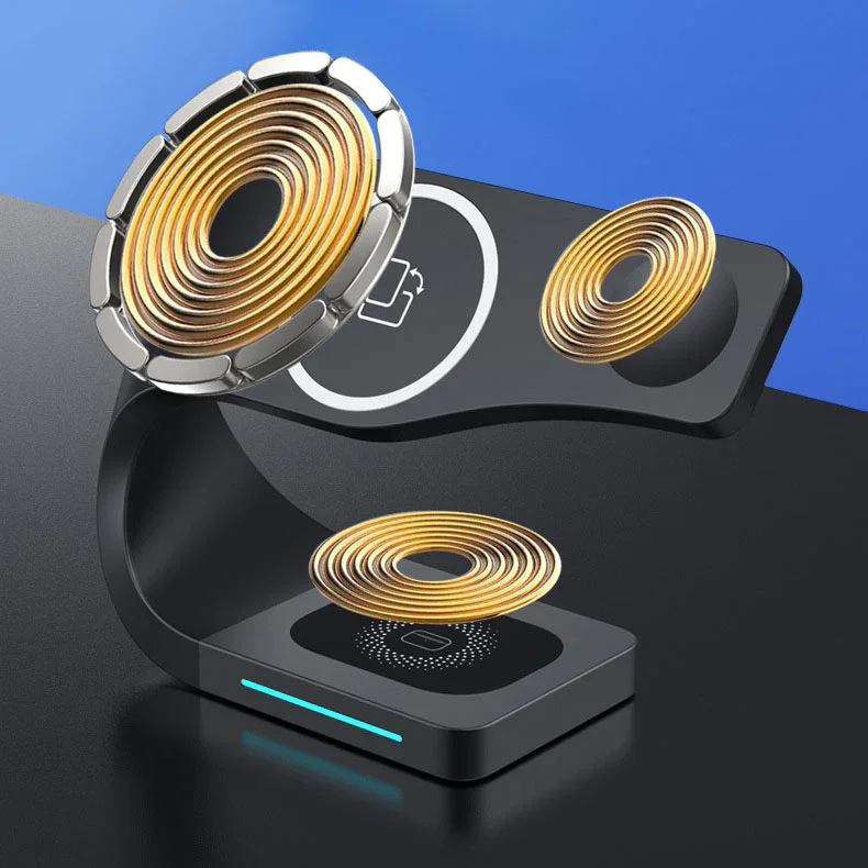 Four-in-one Magnetic Absorption Wireless Charger
