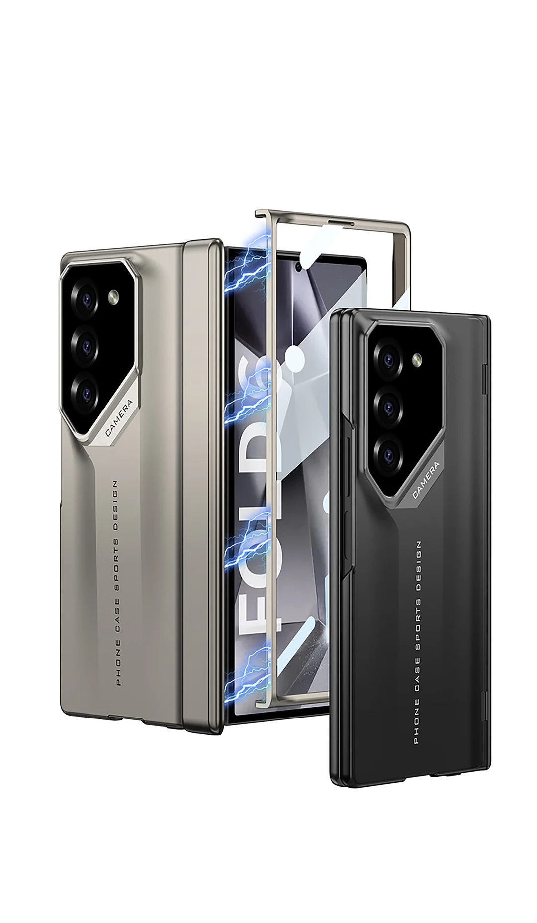 Samsung Z fold5/Z fold6 all-in-one magnetic folding hinge mobile phone case