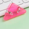20PCS Candy Color Triangle Book Notebook Exam Paper Corner Clips Student Stationery