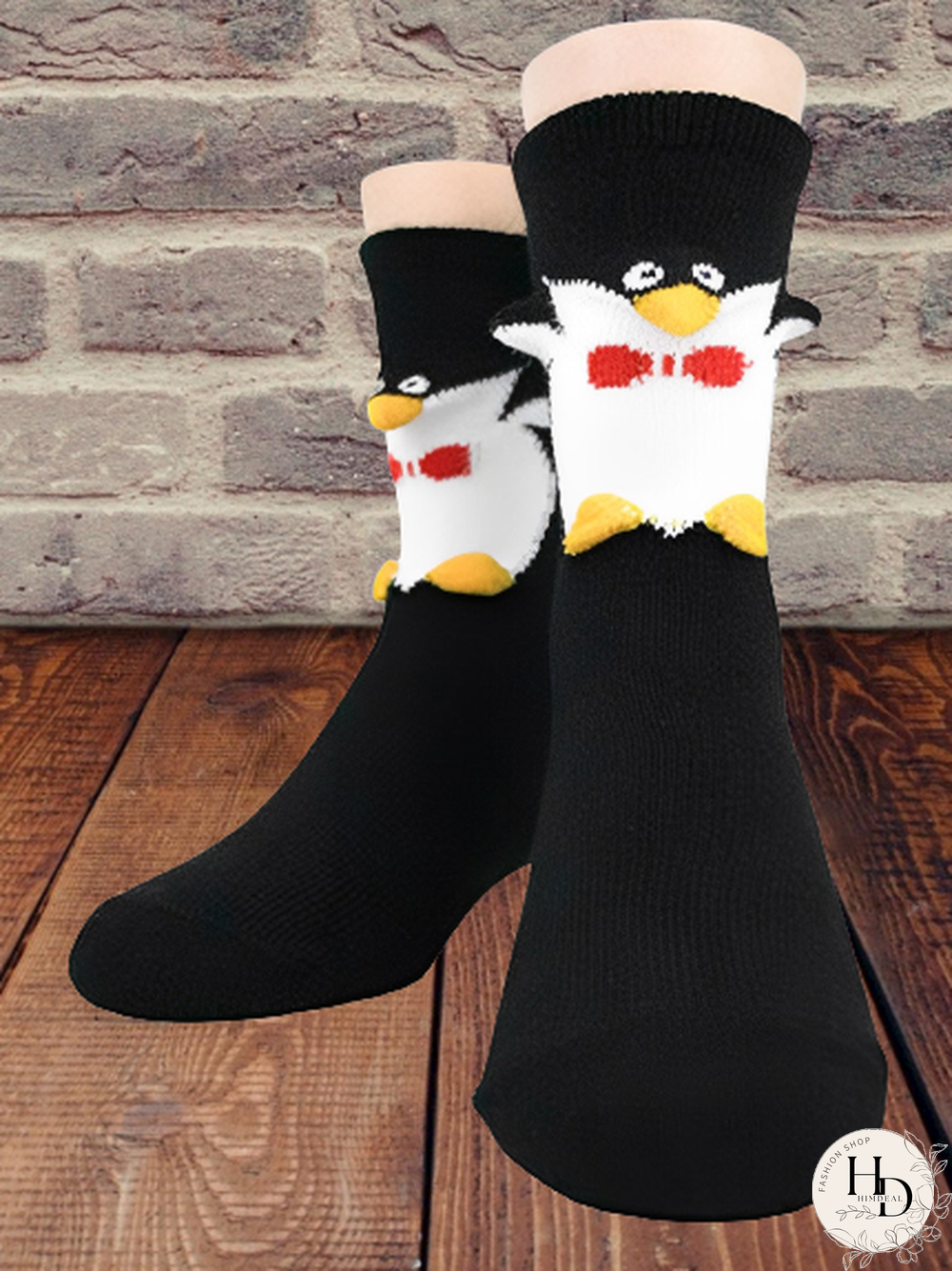 Penguin Fun Print Socks