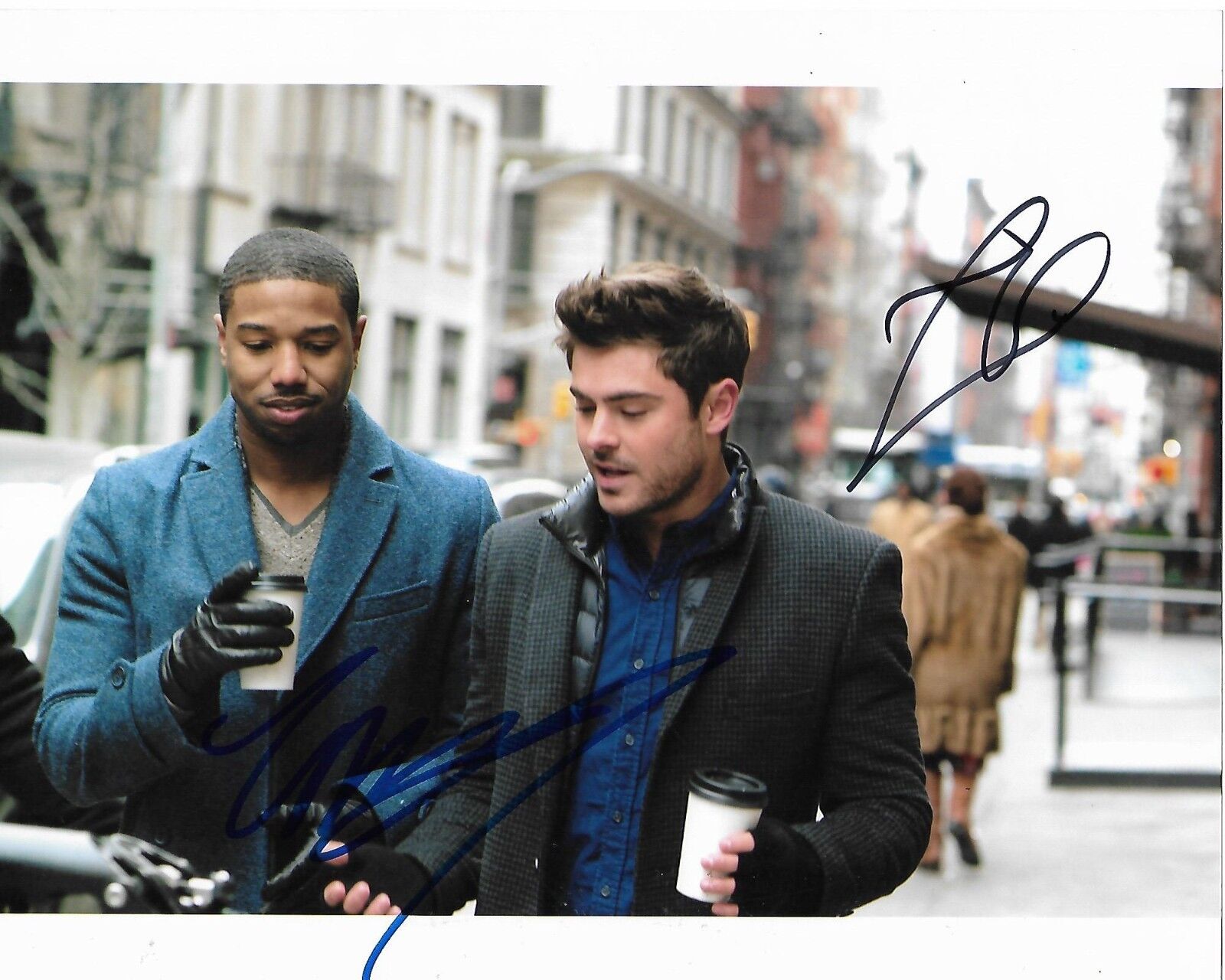 THAT AWKWARD MOMENT AUTOGRAPHED Photo Poster painting SIGNED 8X10 #4 ZAC EFRON MICHAEL B JORDAN