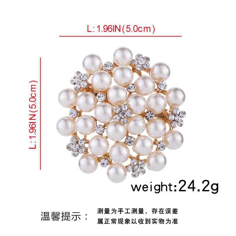 Elegant Glam Pin Heart Shape Flower Bow Knot Alloy Plating Artificial Pearls Women’s Brooches