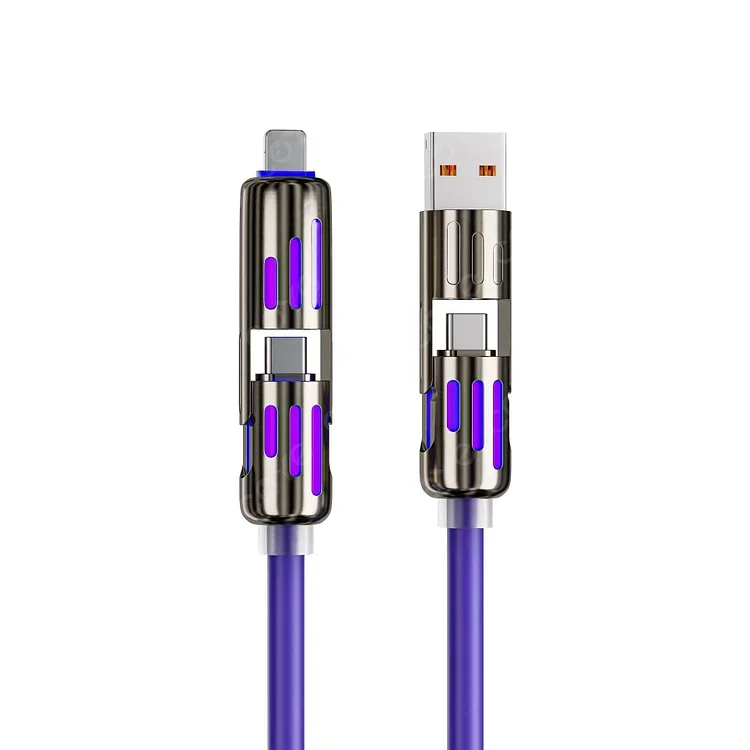 Last Day 50% Off✨Mfish 240W 4-in-1 USB C Cable