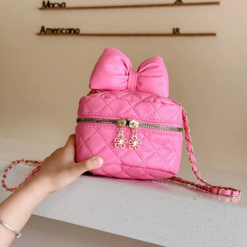 Women’s Medium Pu Leather Solid Color Classic Style Streetwear Square Zipper Crossbody Bag