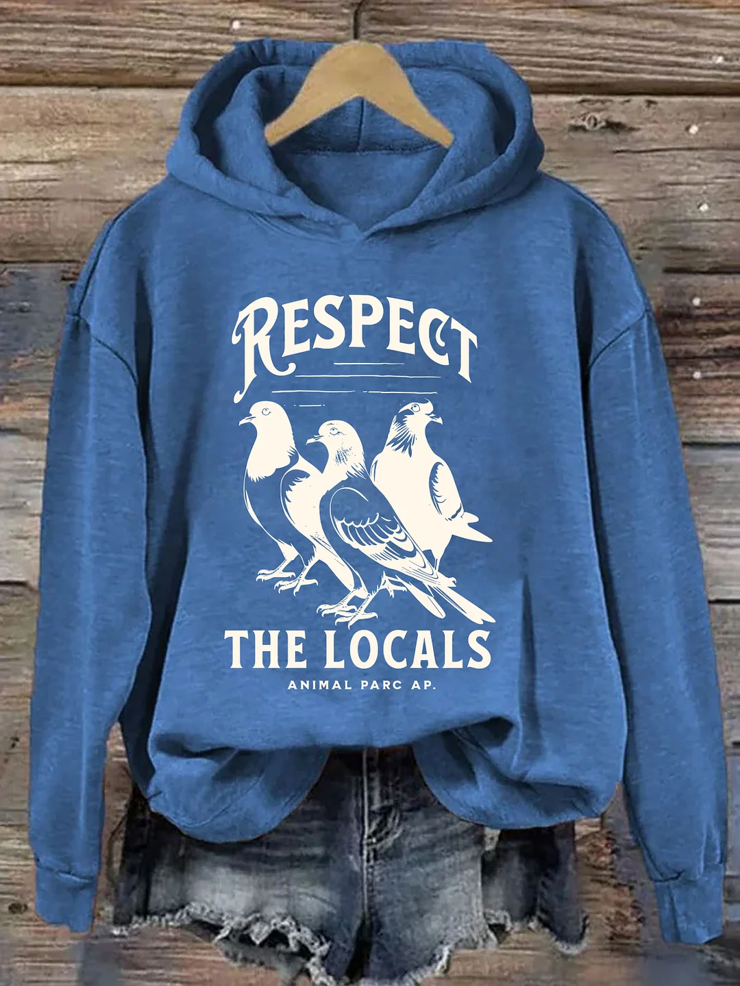 Respect The Locals Pigeon Hoodie