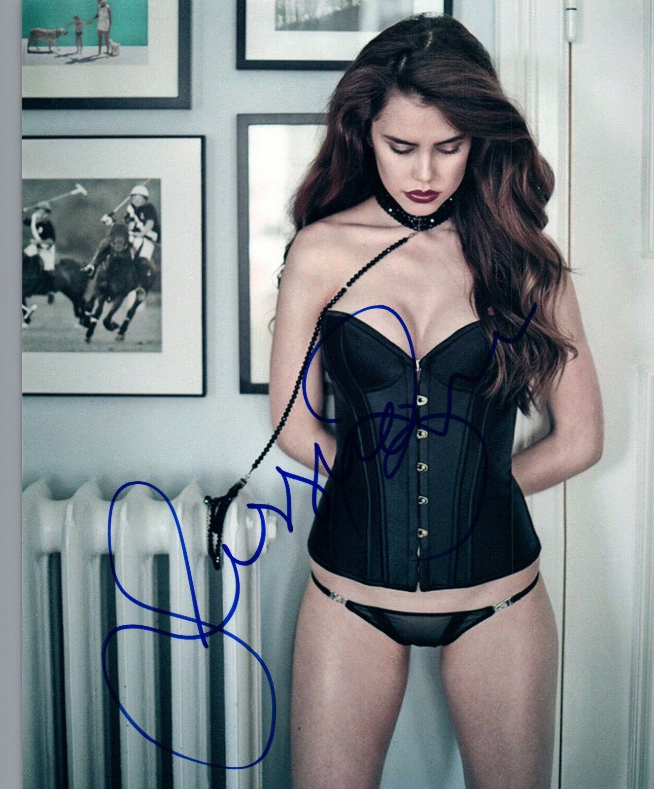 Jessica Buch Signed Autographed 8x10 Photo Poster painting Hot Sexy Model COA AB