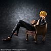 POP Scale Second Edition Sanji Sitting on Sofa - ONE PIECE Official Statue - MegaHouse