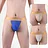Sellsworld 3pcs Mens Sexy Thong Panties Low-Waisted Mesh Jock Strap G-Strings Brief Man T-Back Open Butt Lingerie Elasticity Gay Underwear