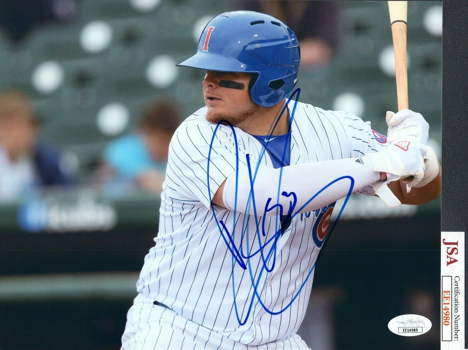 JSA Daniel Vogelbach Autographed Signed AUTO 8x10 Photo Poster painting Iowa Cubs TRB 351