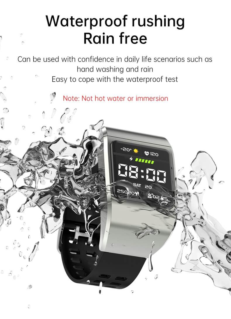 Findtime Smartwatch with Earbuds Blood Pressure Monitor Heart Rate Blood Oxygen