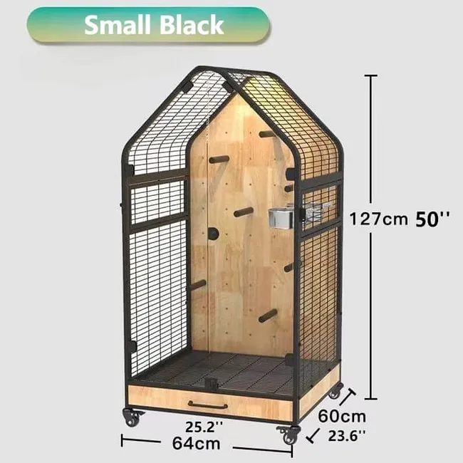 Birdcagelab | Solid Wood Extra Large Luxury Bird Cage Villa
