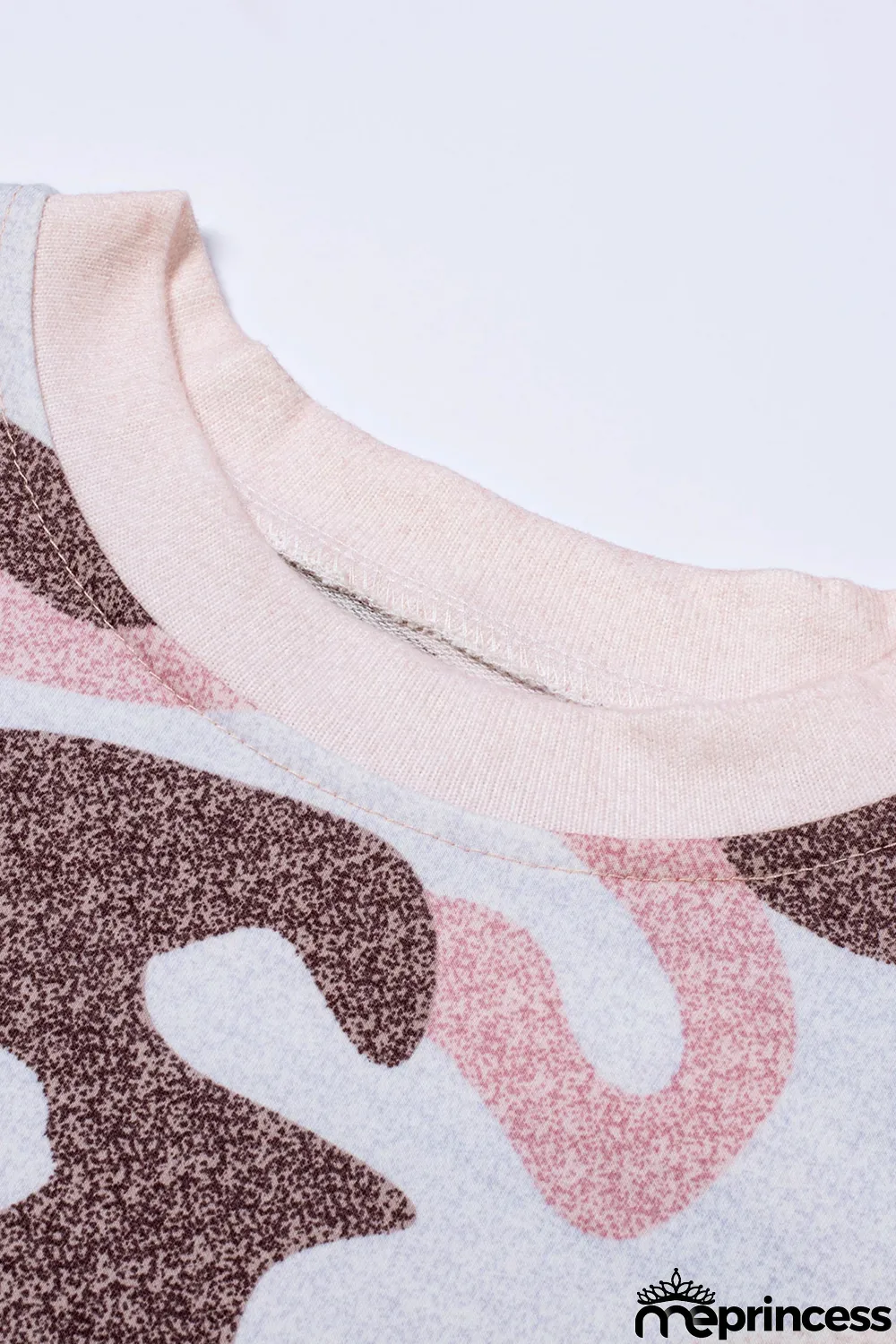 Dusty Pink Digital Camo Print Sweatshirt