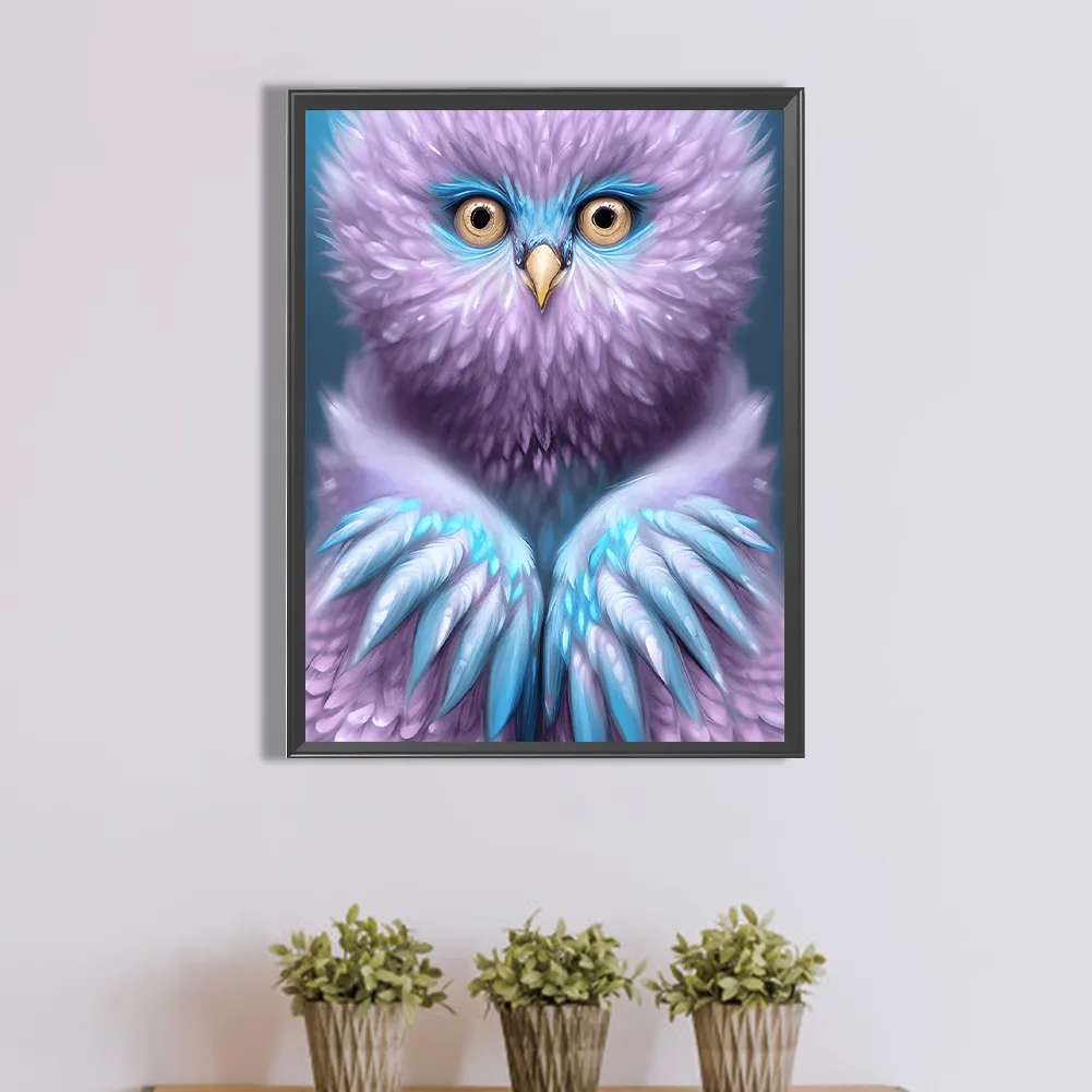 Full Round Diamond Painting 40*50cm - Fluffy Bird