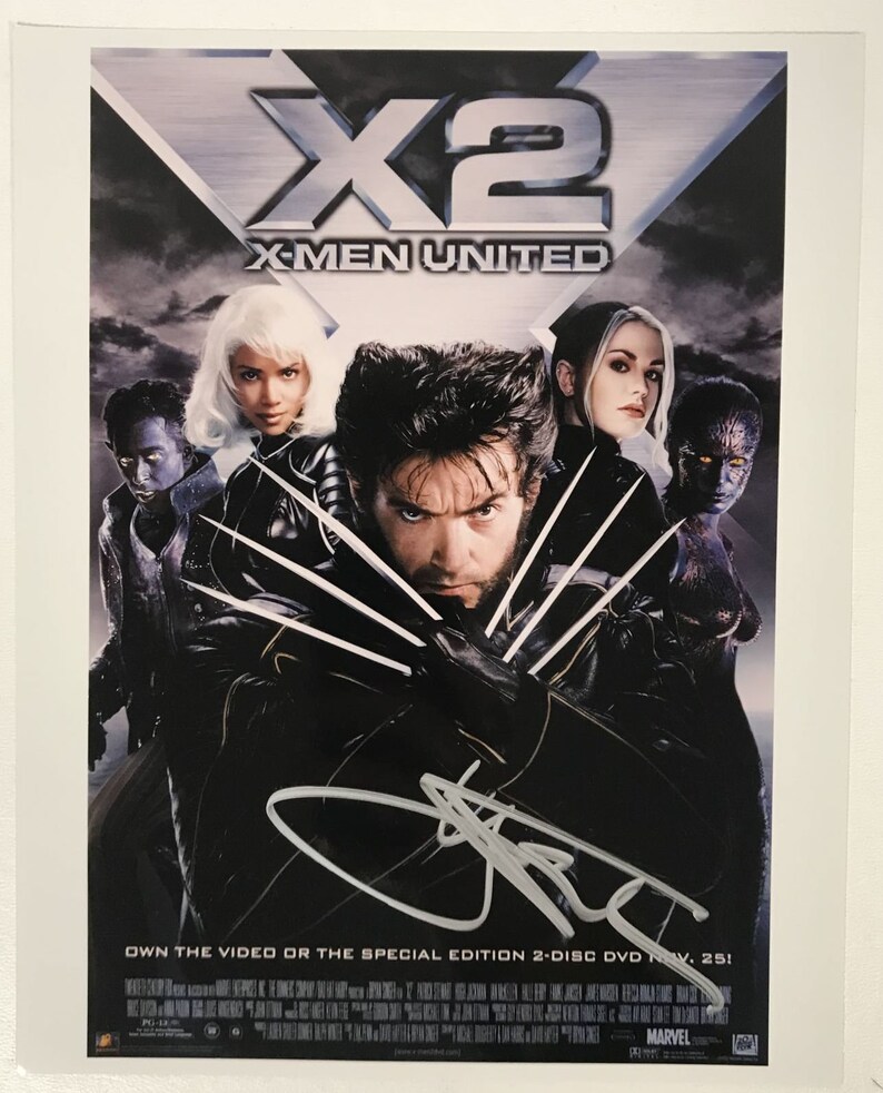 Hugh Jackman Signed Autographed X-2