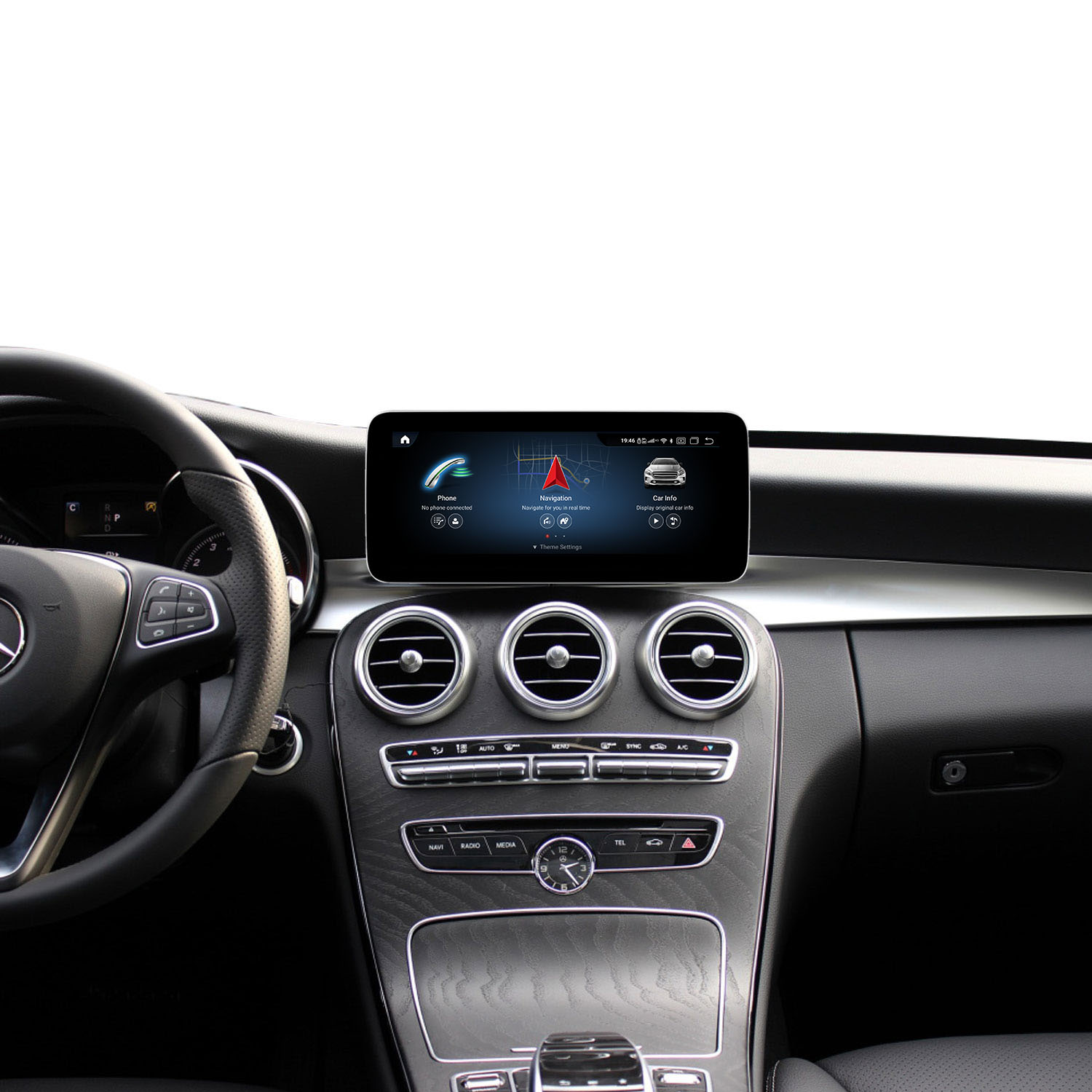 For Mercedes Benz C GLC V Class W205 C63 C43 Android Screen CarPlay Navigation Car Radio Car Stereo