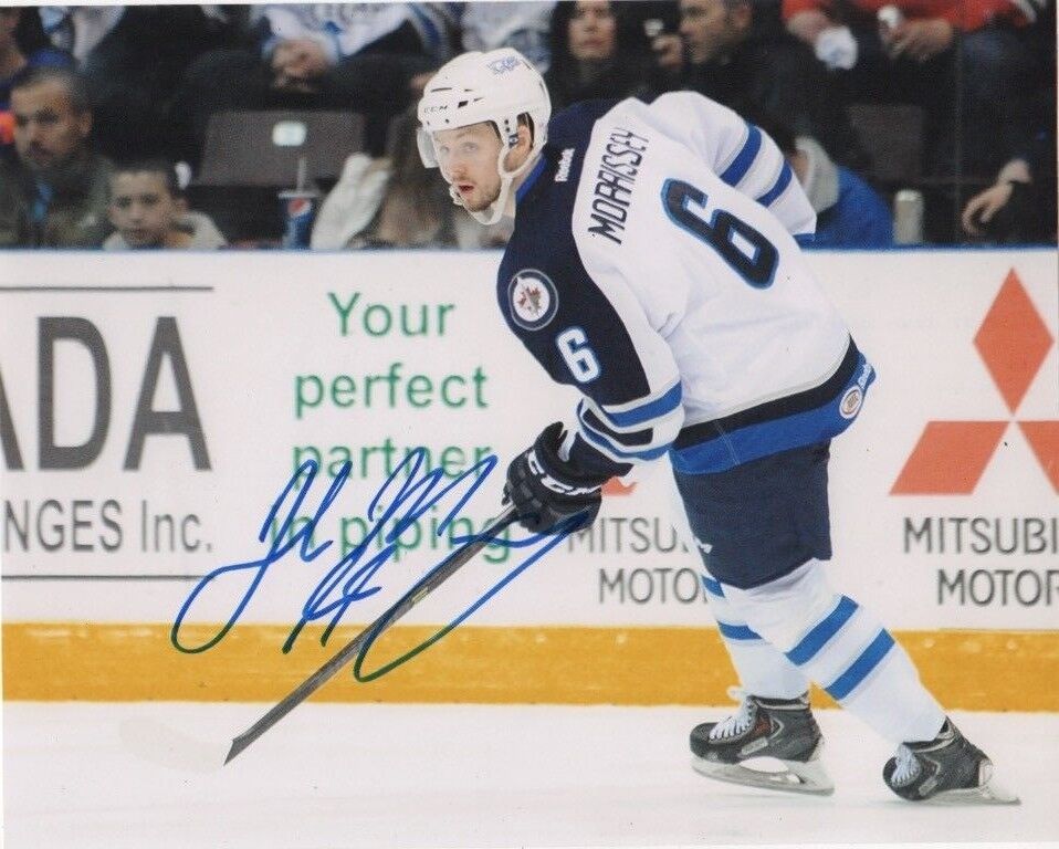 Winnipeg Jets Josh Morrissey Autographed Signed 8x10 Photo Poster painting COA