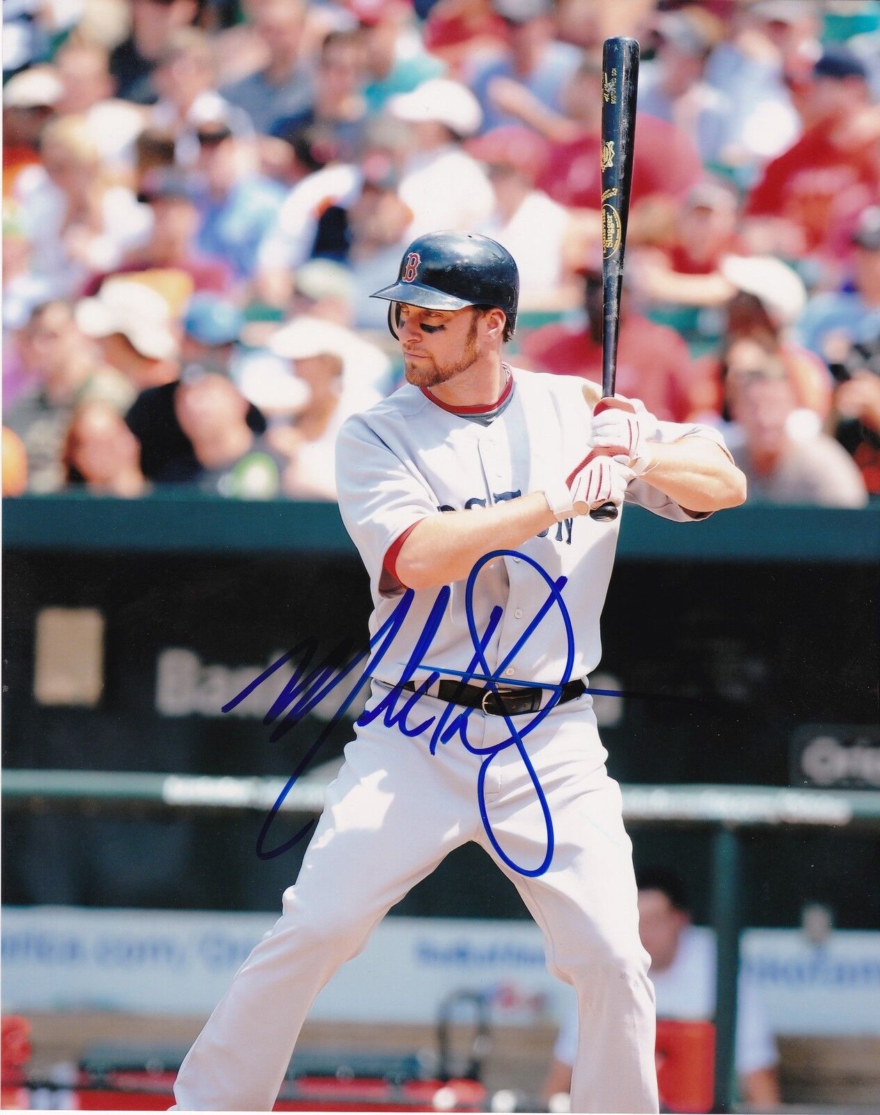 MARK KOTSAY BOSTON RED SOX ACTION SIGNED 8x10